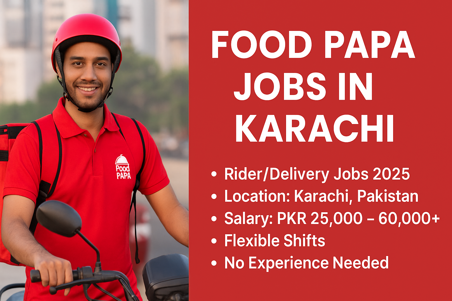 Food PAPA Jobs in Karachi
