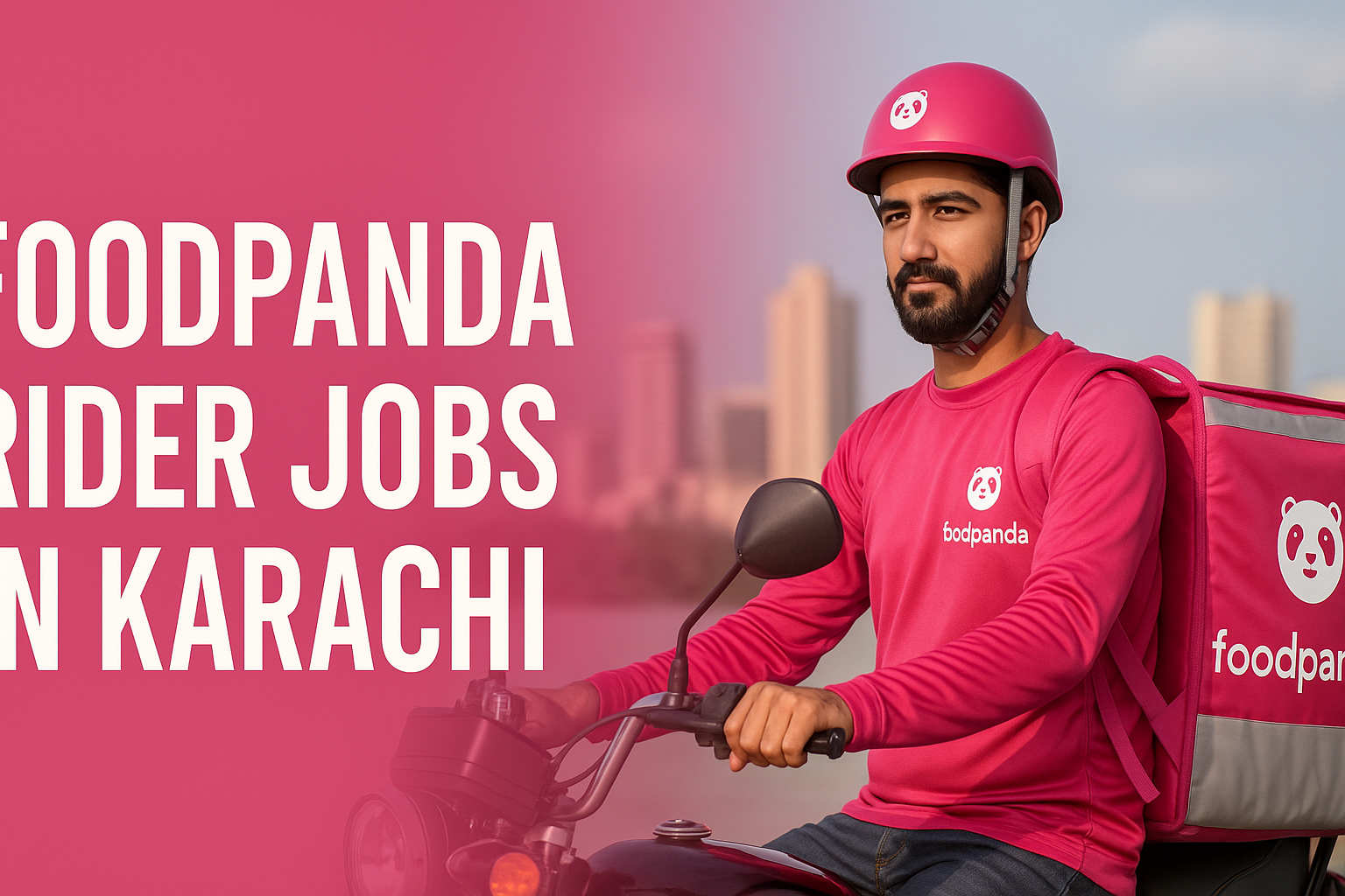 Foodpanda rider jobs in Karachi