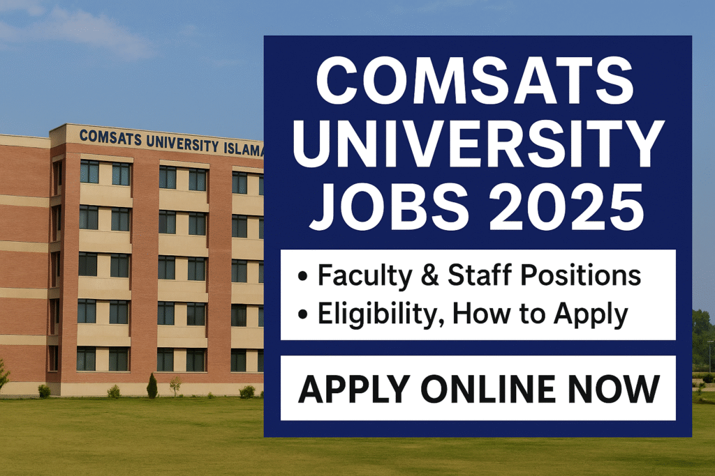 COMSATS University Jobs 2025