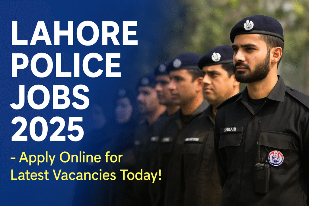 Lahore Police Jobs 2025