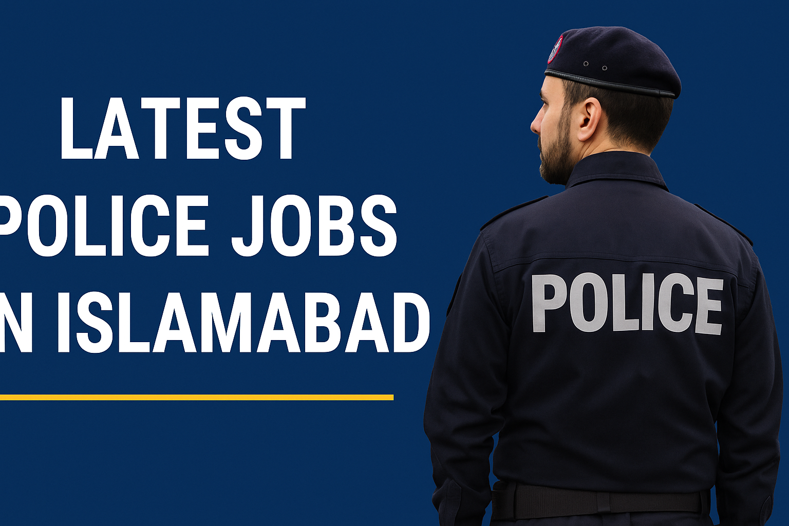 latest Police Jobs in Islamabad